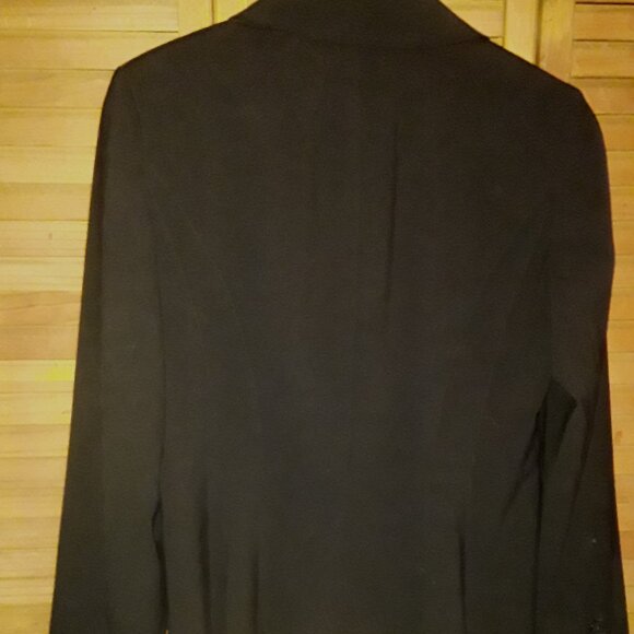 Ann Taylor SZ 8 Black Wool Blend Lined Jacket Suit Blazer Business Never Worn - Picture 2 of 8